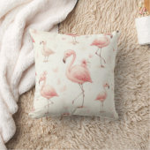Coussin La plus mignonne troupe de flamants roses (Couverture)