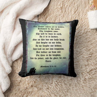 Coussin La prière du Seigneur