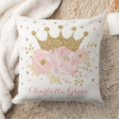 Coussin La princesse Royale de la Couronne Blush Floral (Couverture)