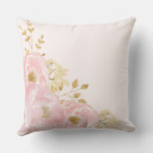 Coussin La princesse Royale de la Couronne Blush Floral (Verso)