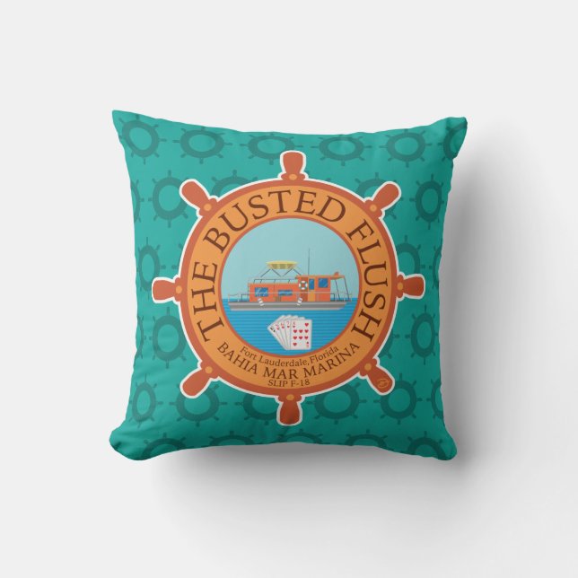 Coussin La purée (Aqua) - (Recto)