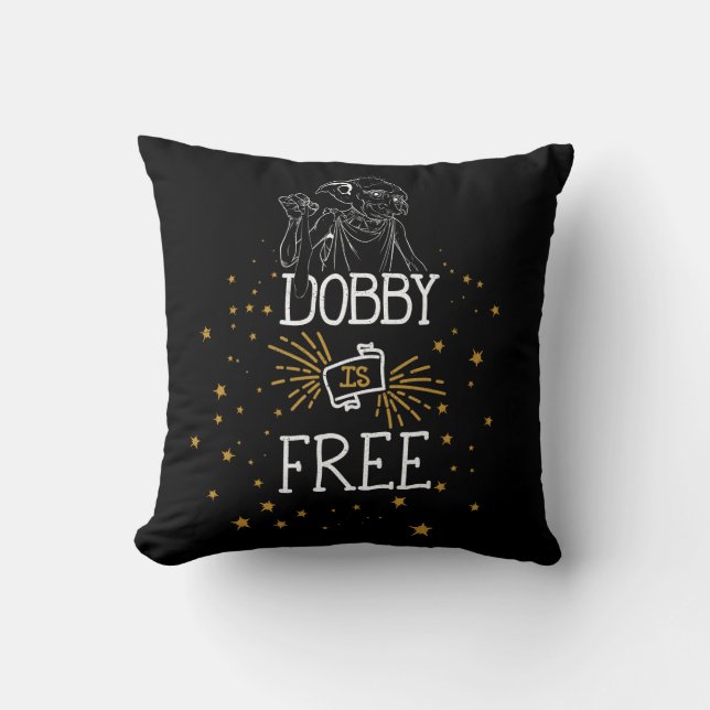 Coussin La ratière de Harry Potter | est libre (Recto)