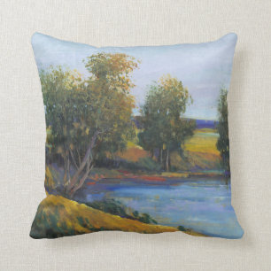 Coussin La réflexion II de l'arbre