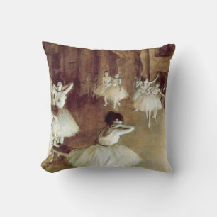 Coussin La répétition de Degas sur scène