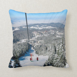Coussin La Roumanie, sports d'hiver en Piana Brasov