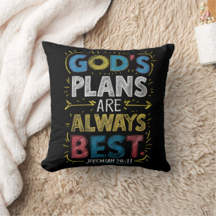 Coussin La Sagesse Divine : Les Plans Des Dieux Sont Toujo