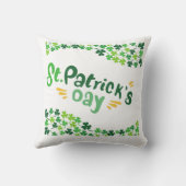 Coussin la Saint-Patrick,Trèfle,Irlandais (Verso)