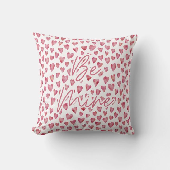 Coussin La Saint-Valentin Fais Moi Amour Coeur (Recto)