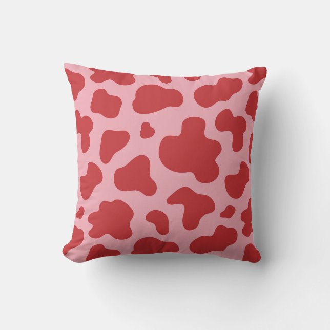 Coussin La Saint-Valentin occidentale impression vache cow (Recto)