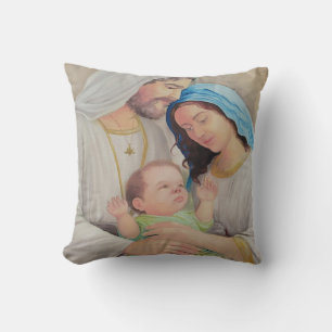 Coussin La Sainte Famille : Portrait de l'Amour Divin