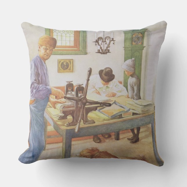 Coussin La salle des estampes, pub. dans "Lasst Licht (Recto)