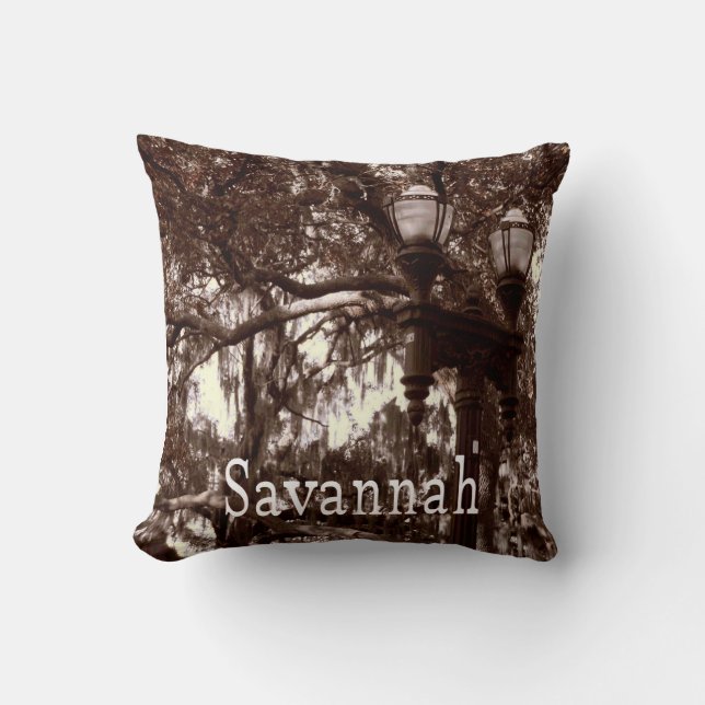 Coussin La savane la Géorgie (Recto)