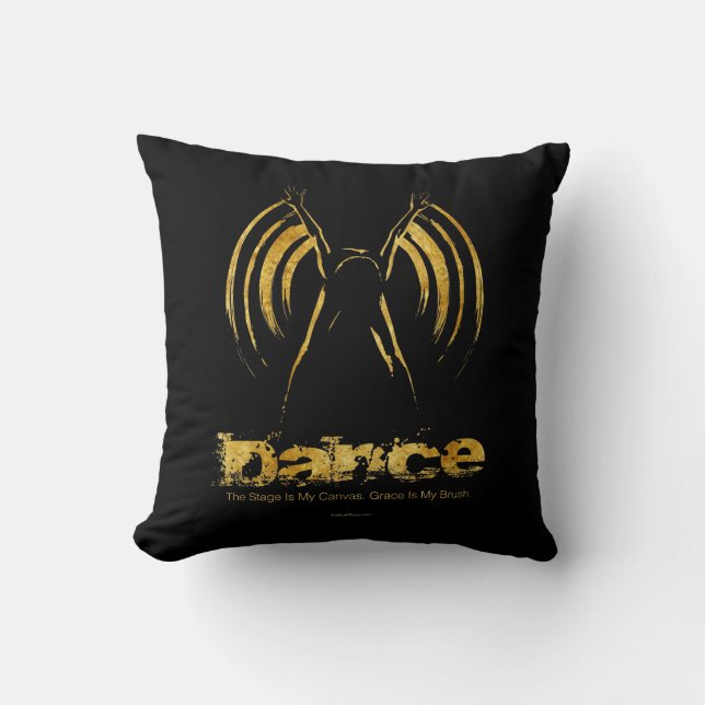 Coussin La Scène Est Ma Toile (Danse) (Recto)