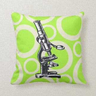 Coussin La Science chic - microscope