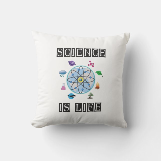 Coussin La science est la vie (Recto)