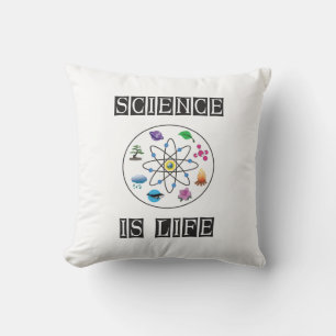 Coussin La science est la vie