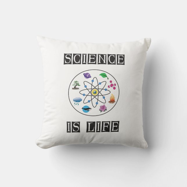 Coussin La science est la vie (Recto)