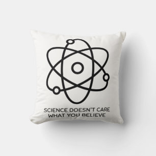 Coussin La science ne se soucie pas de ce que vous croyez