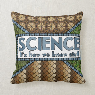 Coussin La Science - un carreau pour des partisans de la