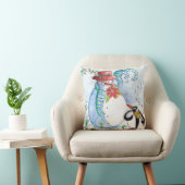 COUSSIN LA SÉRÉNADE HIVERNALE DE SNOWMAN ET PENGUIN (Chaise)
