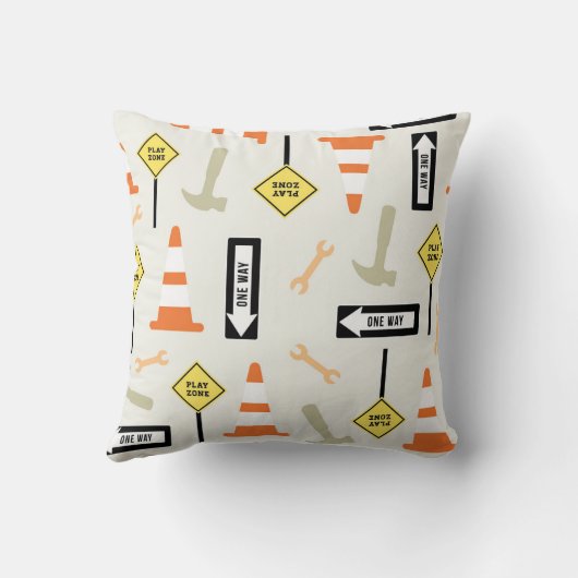 Coussin La signalisation autoguide le décor (Verso)