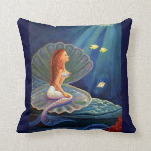 Coussin La sirène de bloc supérieur - carreau