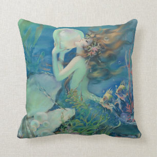 Coussin La sirène par Henry Clive