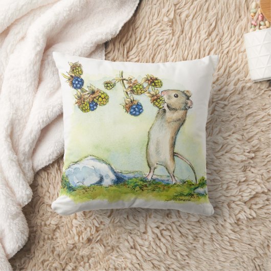 Coussin La souris par l'art des Brambles par Alissa Hansen (Couverture)