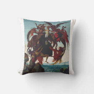 Coussin La Tentation de saint Antoine par Michelangelo