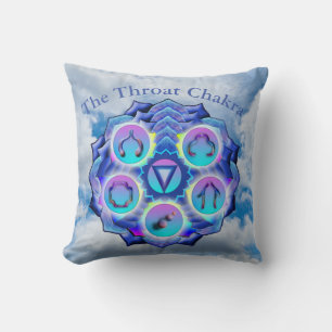 Coussin La Throat Chakra - Symbole de la vie respiratoire