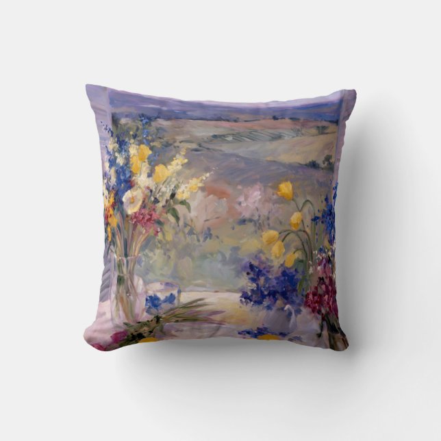 Coussin La Toscane florale (Recto)