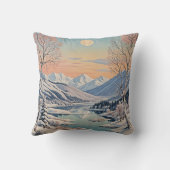 Coussin La tranquillité d'hiver (Verso)