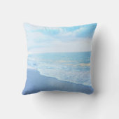 Coussin La turquoise molle et la plage bleue repose VOTRE (Verso)