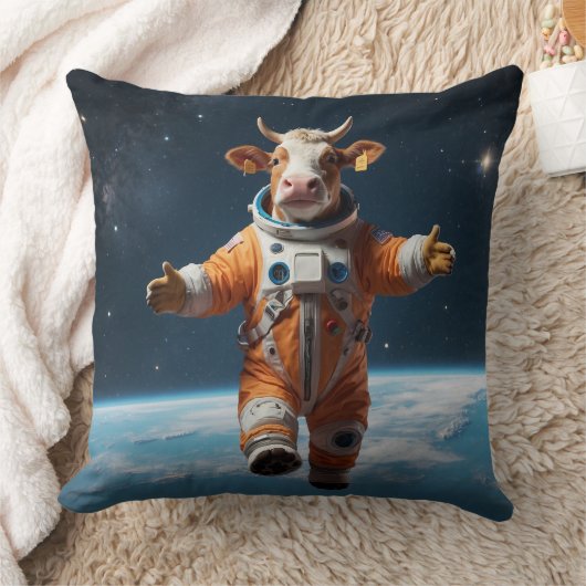 Coussin La vache dans l'espace (Couverture)