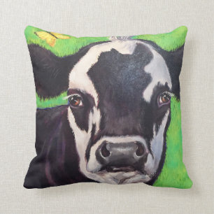 Coussin La vache verte