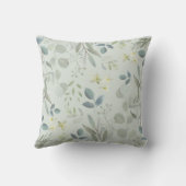 Coussin La verdure botanique moderne Les statistiques de n (Verso)