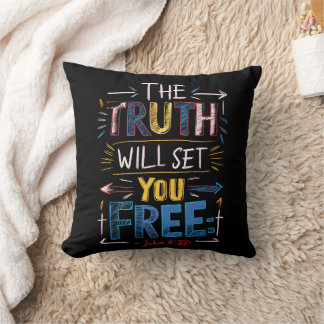 Coussin La vérité libératrice