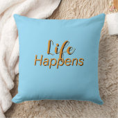 Coussin La vie arrive Lt Blue (Couverture)