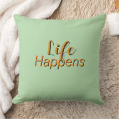 Coussin  La vie arrive Lt Green    (Couverture)