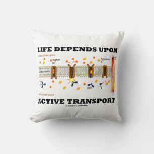 Coussin La Vie Dépend D'Une Pompe Na-K De Transport Active
