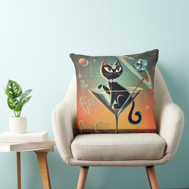 Coussin La Vie D'Un Chat De Femme De Chaussure (Chaise)