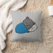 Coussin La vie est parfaite - Chat couché (Couverture)