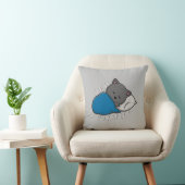 Coussin La vie est parfaite - Chat couché (Chaise)