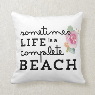 Coussin La vie est un carreau de plage
