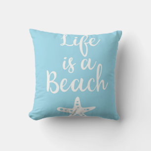 Coussin La vie est une plage