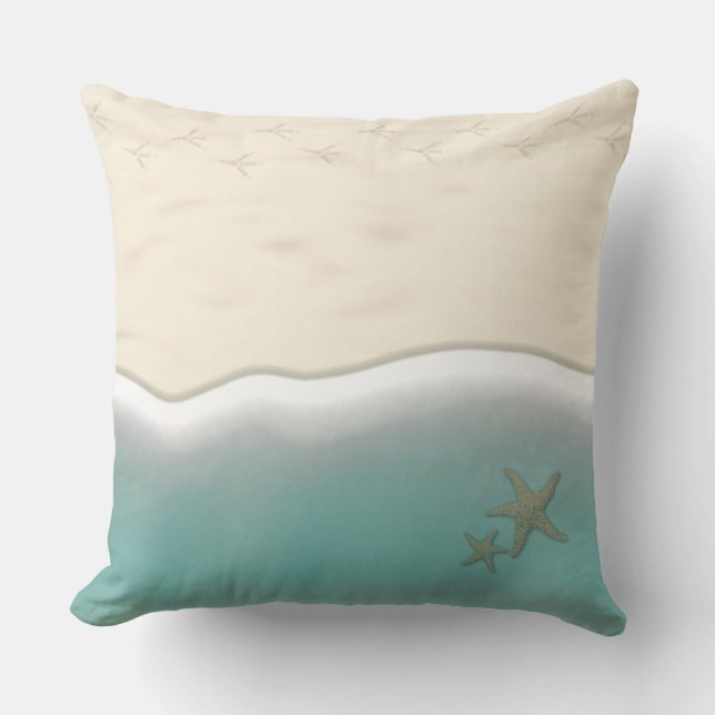 Coussin La vie est une plage (Recto)