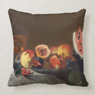Coussin La vie toujours avec les pastèques et la carafe