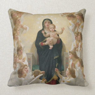 Coussin La Vierge avec Angels, 1900