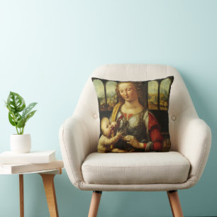 Coussin La Vierge de la Carnation de Léonard de Vinci