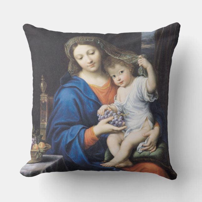 Coussin La Vierge des raisins, 1640-50 (Recto)